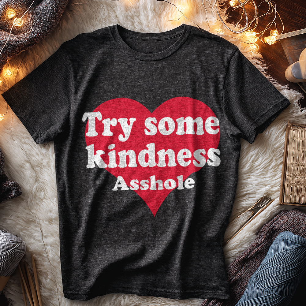 TRY SOME KINDNESS ASSHOLE