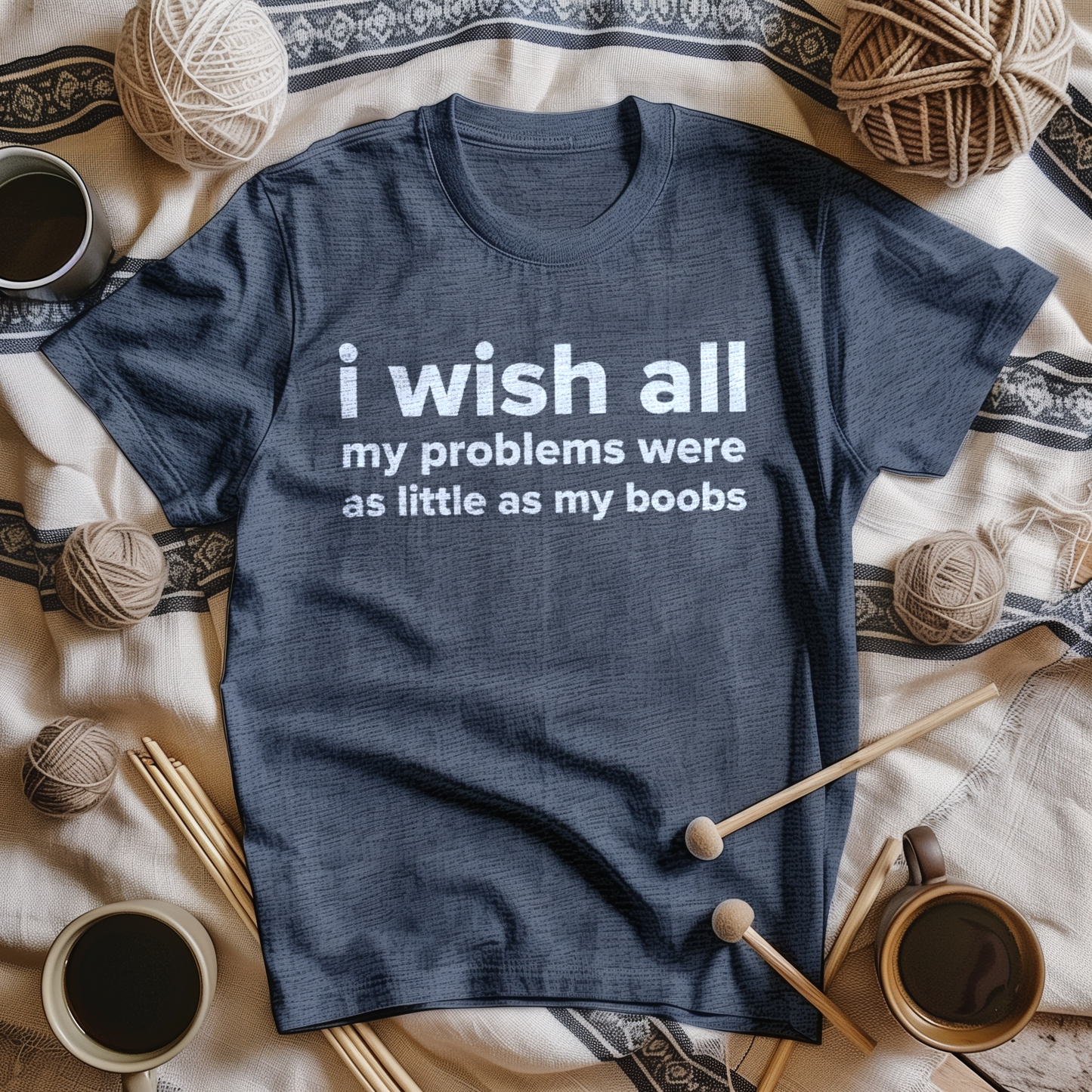 I WISH ALL MY PROBLEMS WERE AS LITTLE AS MY BOOBS