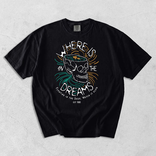 Floating Dreams Skull T-Shirt