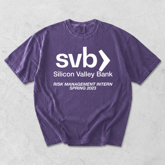 Silicon Valley Bank Risk Management Internship Comfort Colors T-Shirt