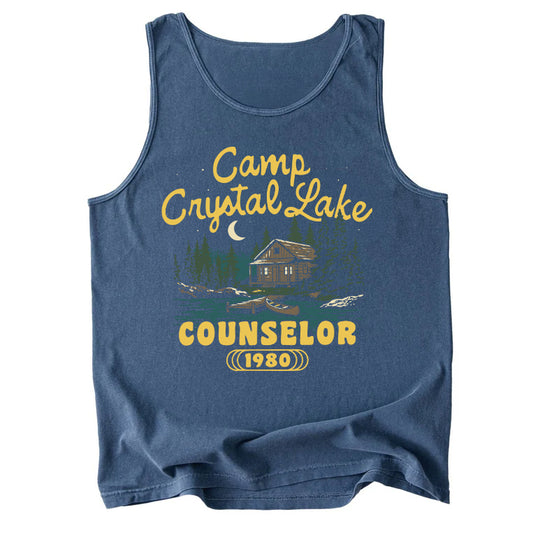 Camp Crystal Lake Counselor Comfort Colors Tank Top