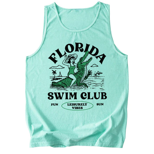 Florida Swim Club Comfort Colors Tank Top