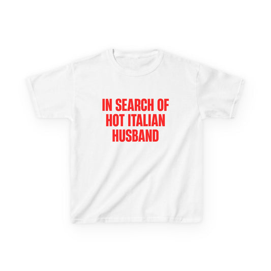 In Search Of Hot Italian Husband Baby Tee