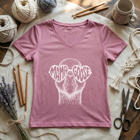Mama Goose Lady V-neck