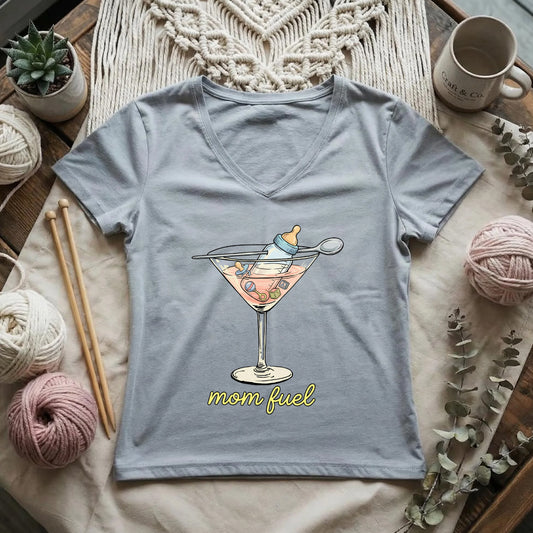 Mom Fuel Lady V-neck