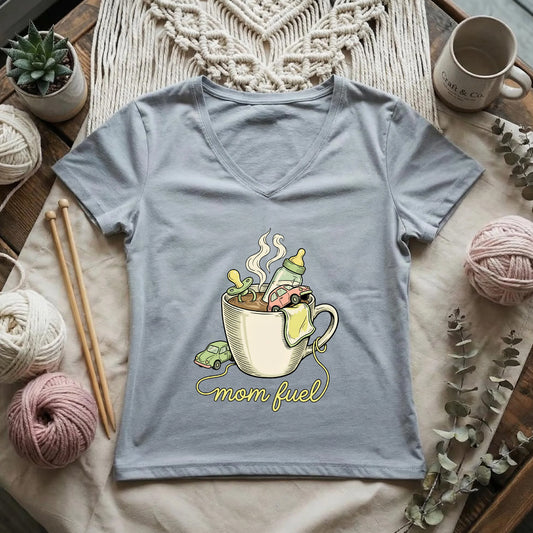 Mom Fuel 2 Lady V-neck