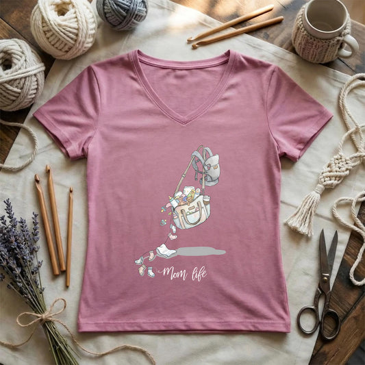 Mom Stuff Lady V-neck