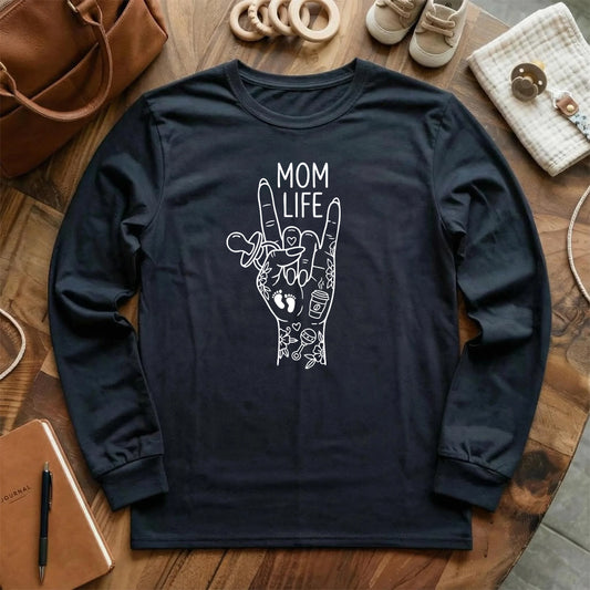 Mom Rock Long Sleeve T-Shirt