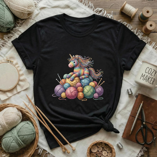 Unicorn Yarn Hoarder T-Shirt