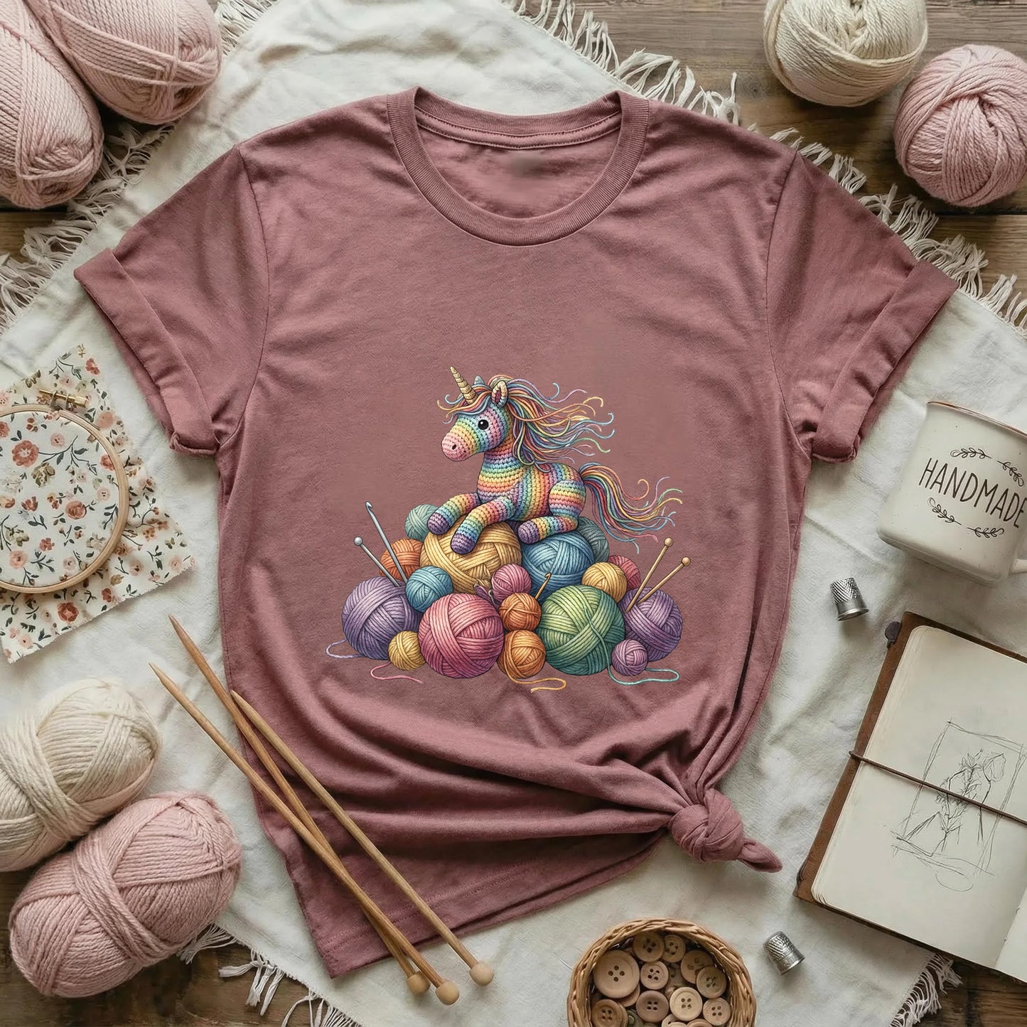 Unicorn Yarn Hoarder T-Shirt