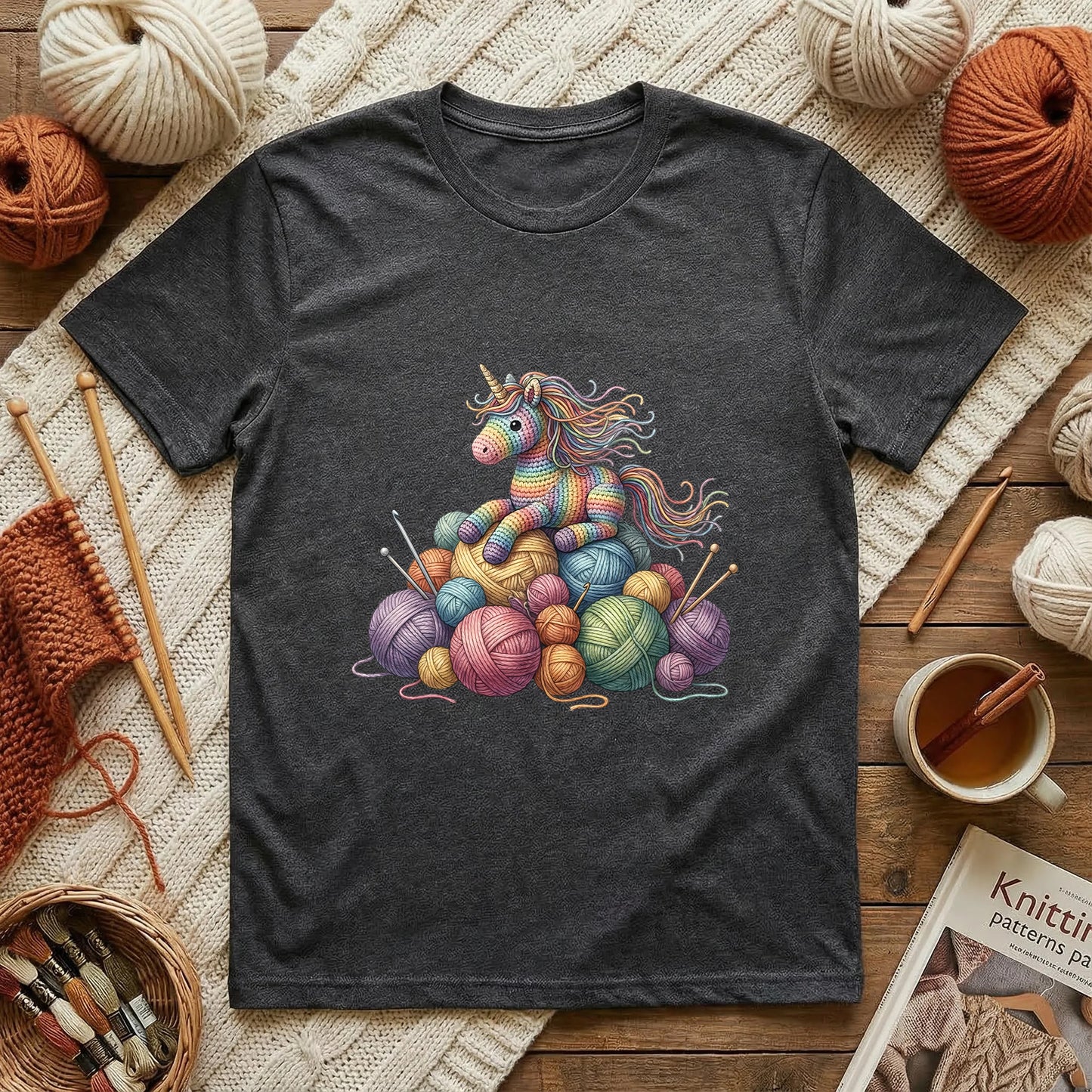 Unicorn Yarn Hoarder T-Shirt
