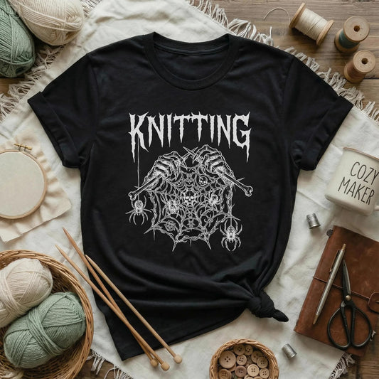 Knitting Web of Doom T-Shirt