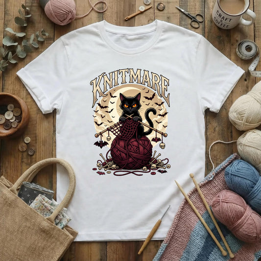 Knitmare Black Cat T-Shirt