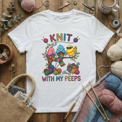 Knit With My Peeps T-Shirt