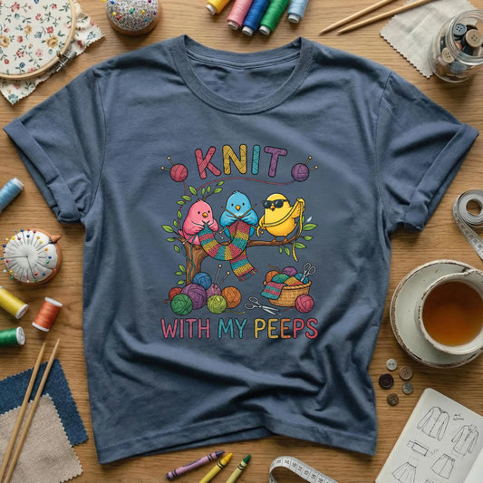 Knit With My Peeps T-Shirt