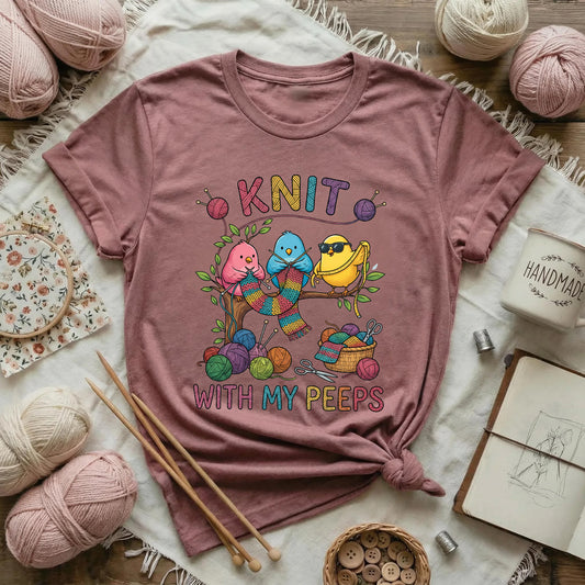 Knit With My Peeps T-Shirt