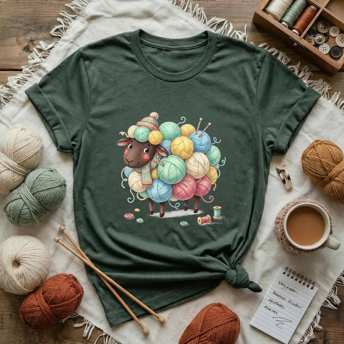 Yarn-Fluffed Sheep T-Shirt