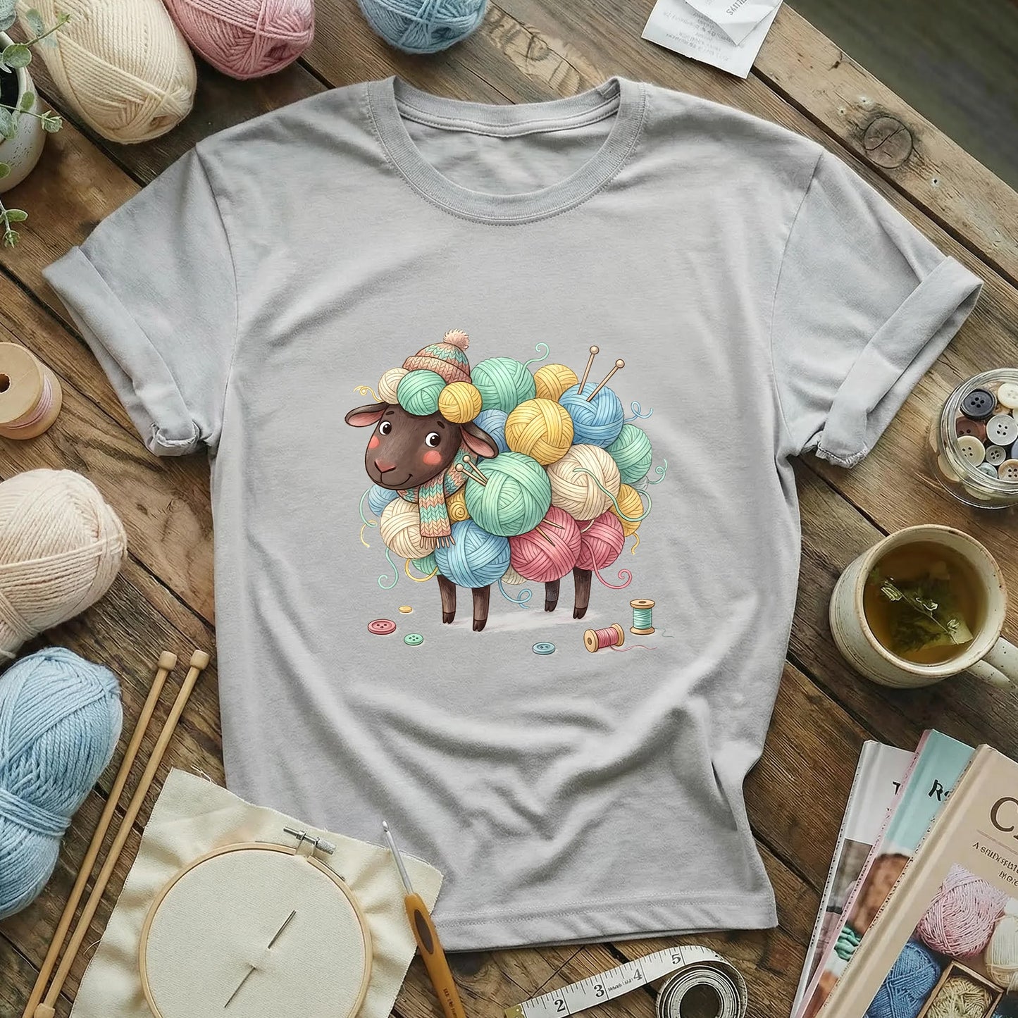Yarn-Fluffed Sheep T-Shirt