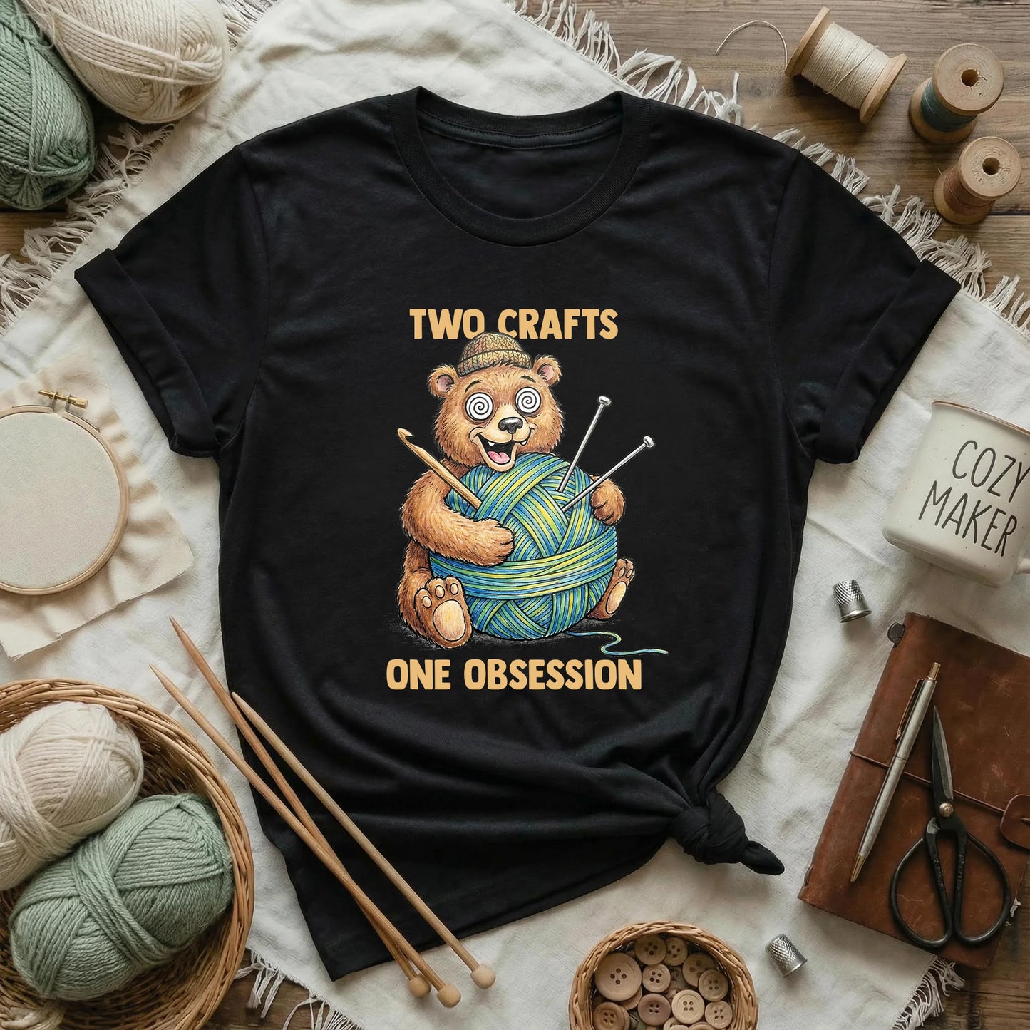 Two Crafts One Obsession T-Shirt