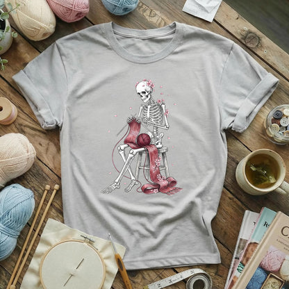 Springtime Skeleton Knitter T-Shirt