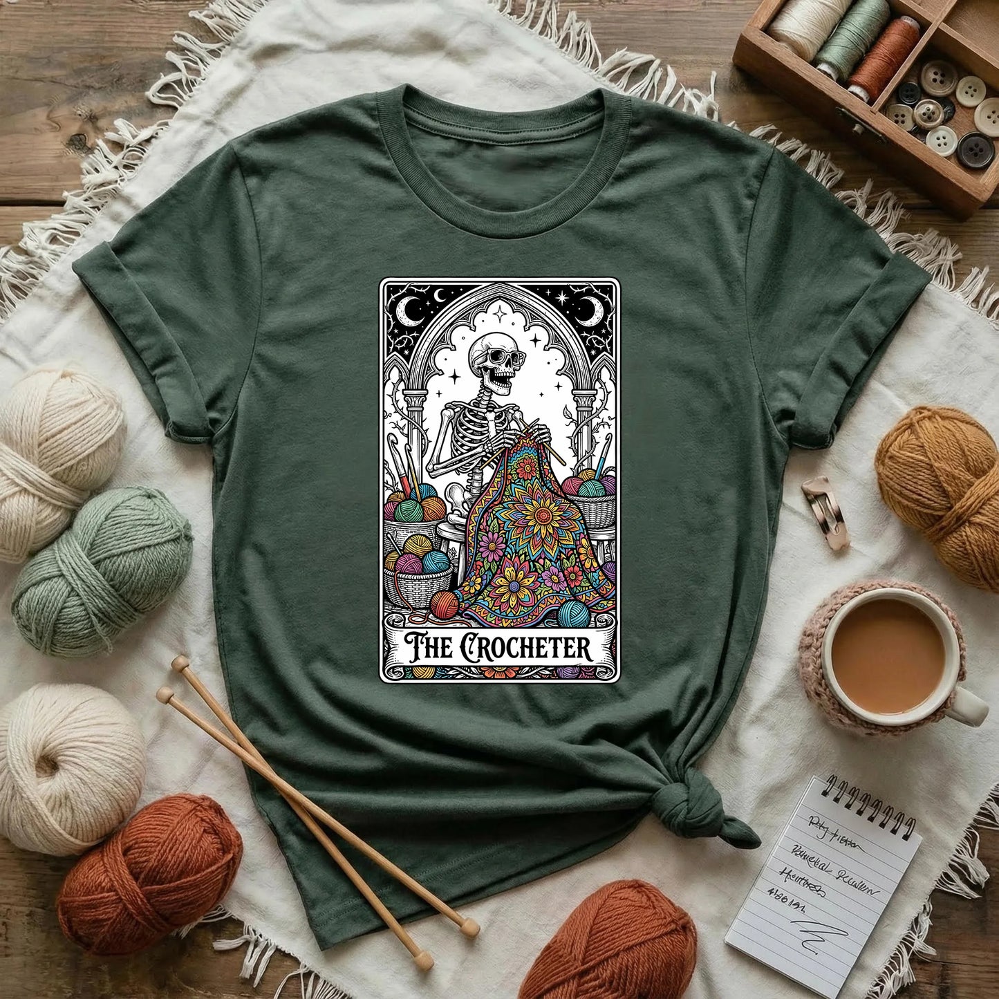 The Crocheter Tarot T-Shirt