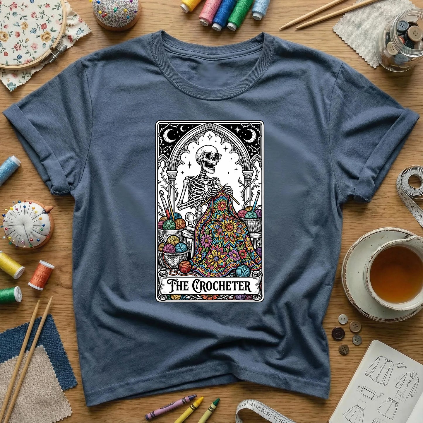 The Crocheter Tarot T-Shirt