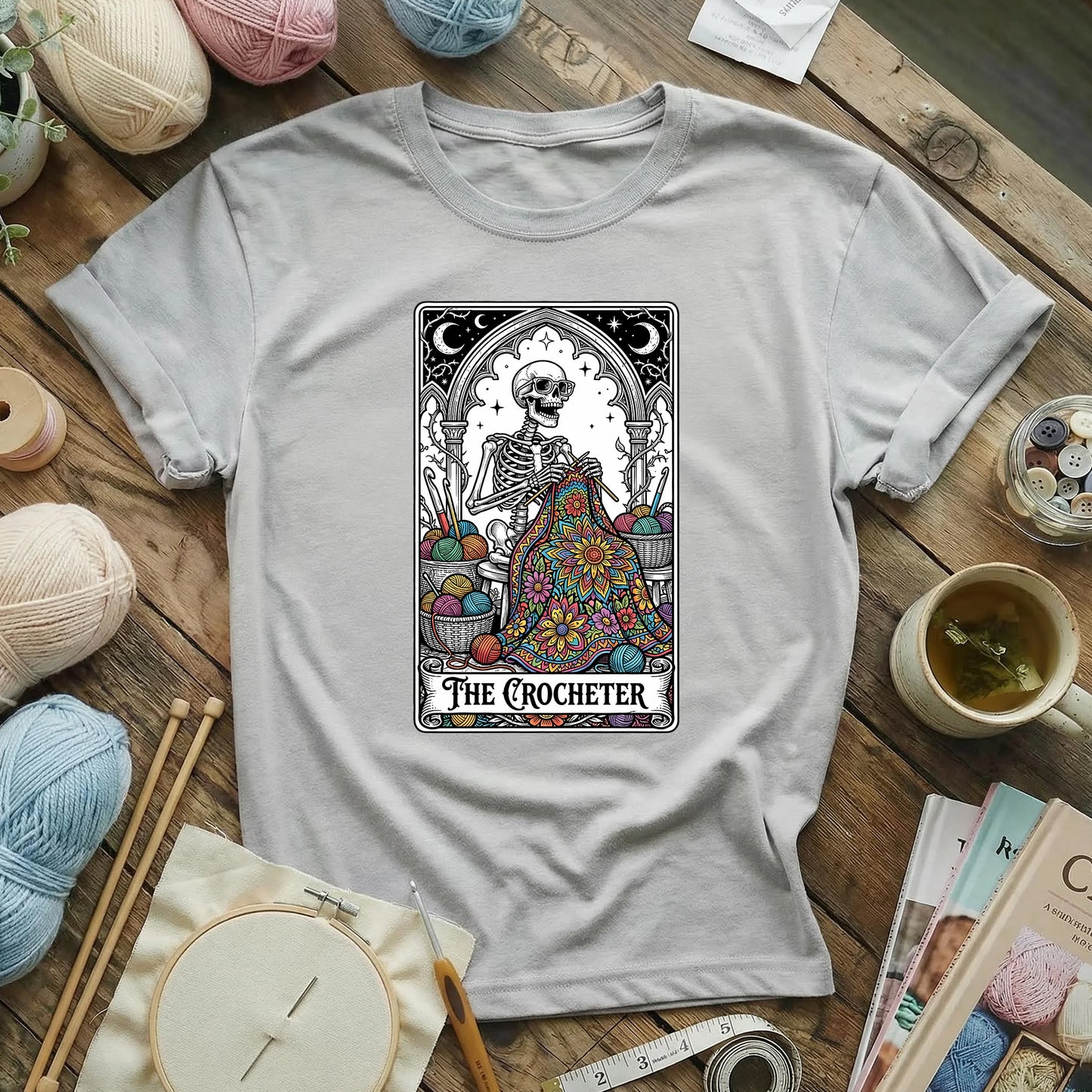 The Crocheter Tarot T-Shirt