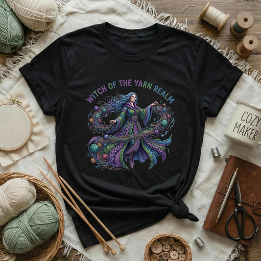 Witch of the Yarn Realm T-Shirt