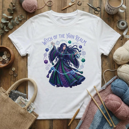 Witch of the Yarn Realm – Midnight Edition T-Shirt
