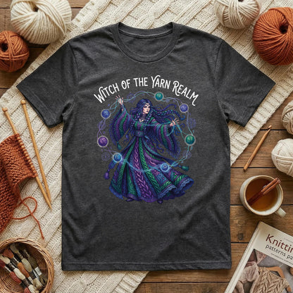 Witch of the Yarn Realm – Midnight Edition T-Shirt