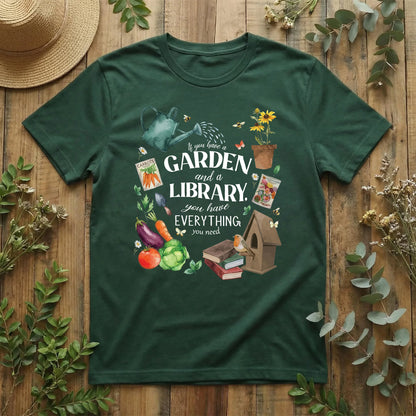 Books, Bees & Garden Dreams T-Shirt