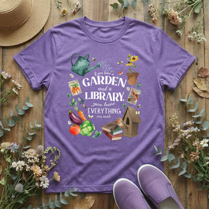 Books, Bees & Garden Dreams T-Shirt