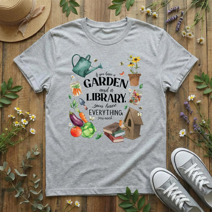 Books, Bees & Garden Dreams T-Shirt