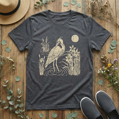 Moonlit Heron T-Shirt