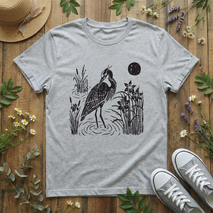 Moonlit Heron T-Shirt