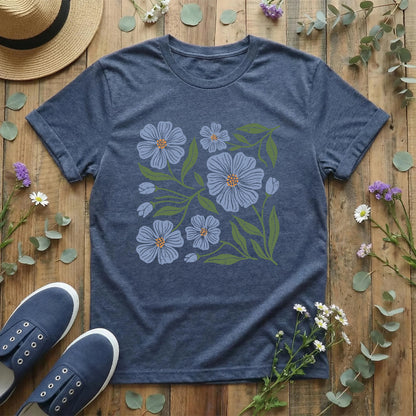 Blue Meadow Bloom T-Shirt