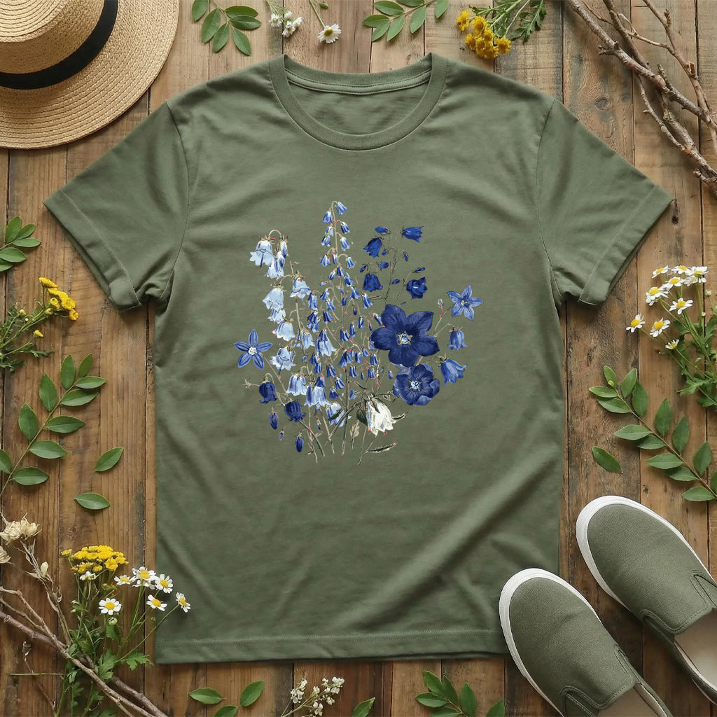 Wild Blue Garden T-Shirt