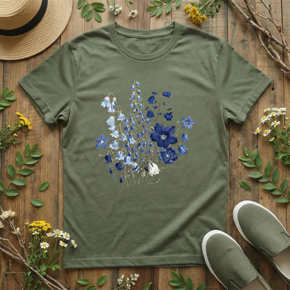 Wild Blue Garden T-Shirt