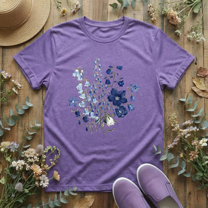 Wild Blue Garden T-Shirt