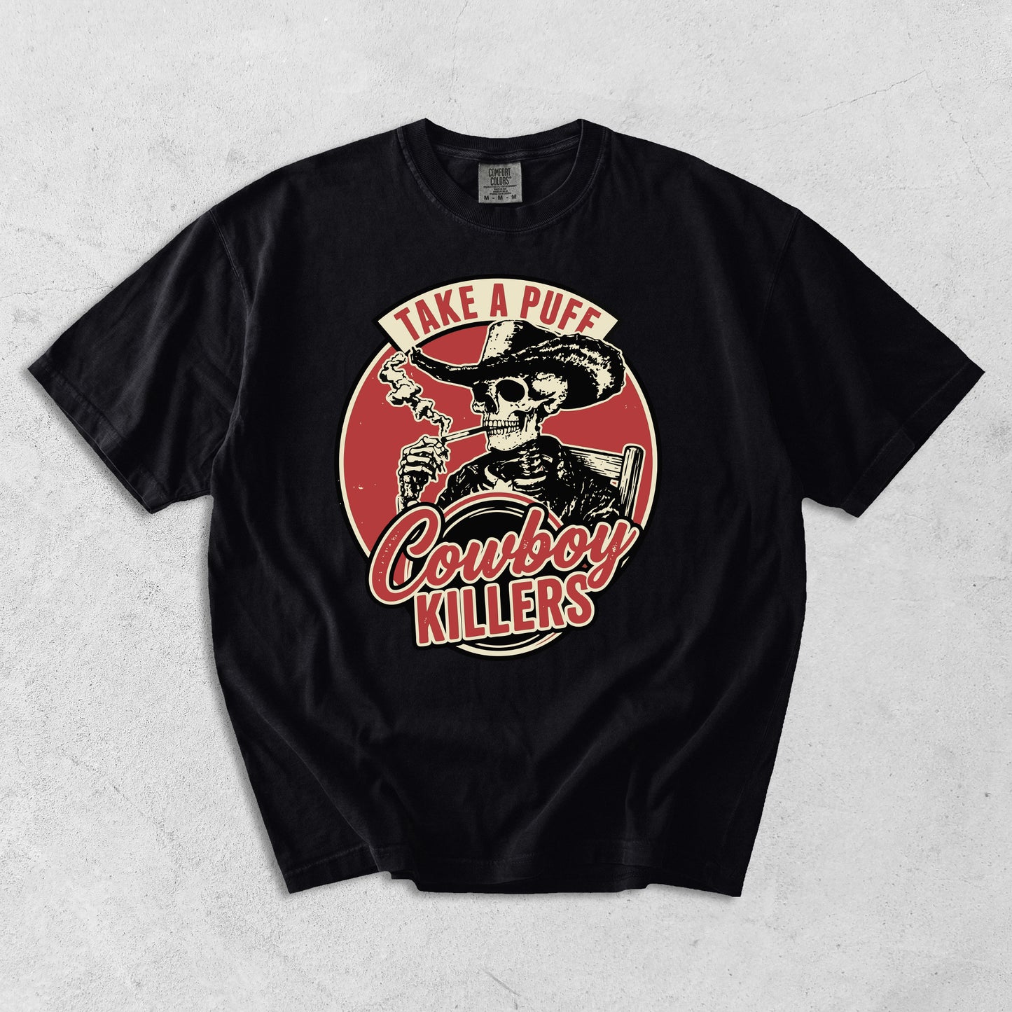 Cowboy Killers Vintage Skull T-Shirt
