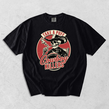 Cowboy Killers Vintage Skull T-Shirt