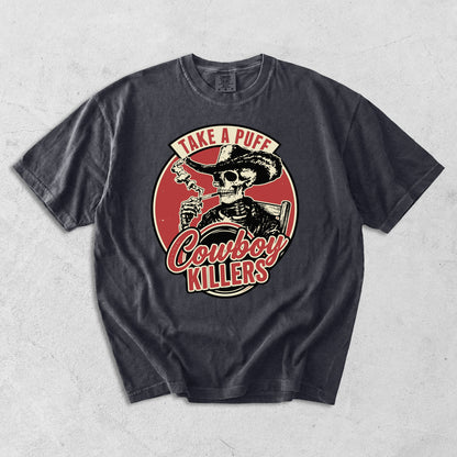 Cowboy Killers Vintage Skull T-Shirt