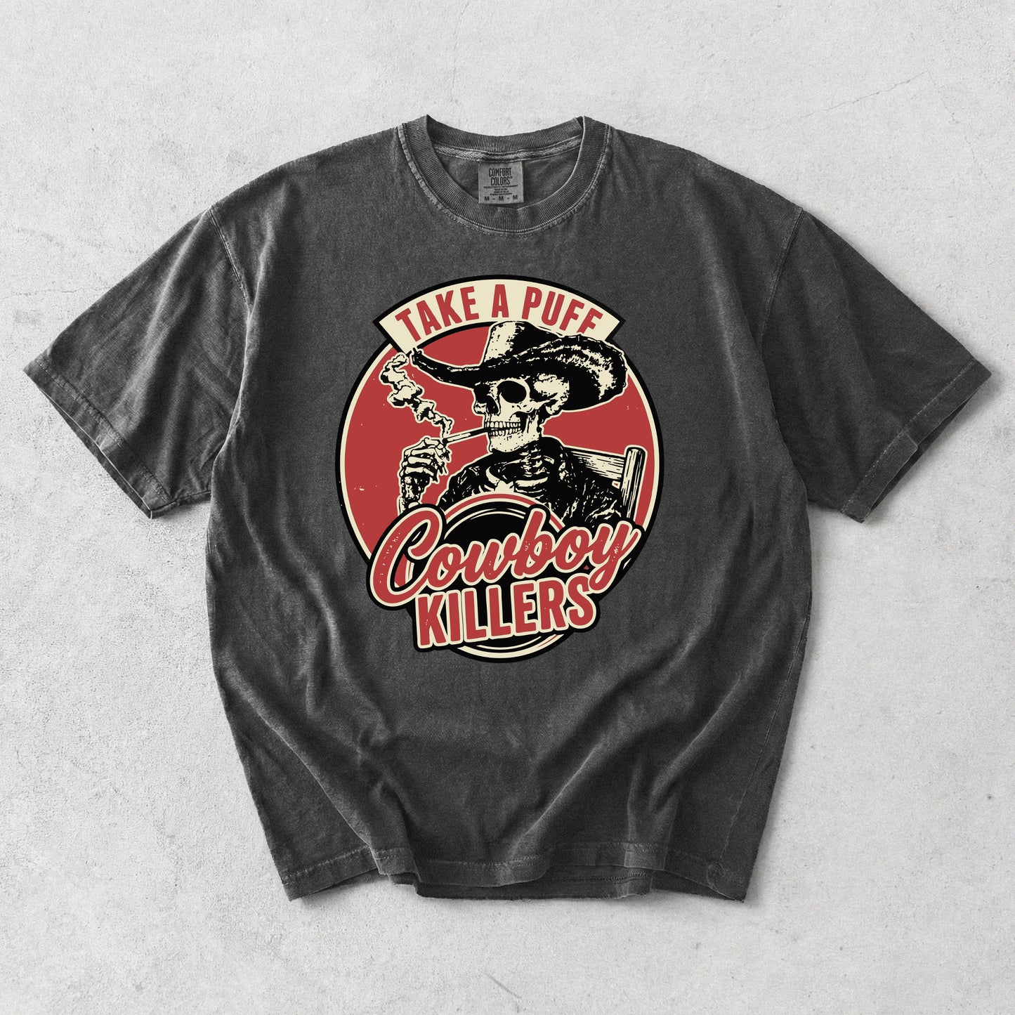 Cowboy Killers Vintage Skull T-Shirt