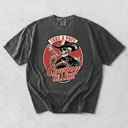 Cowboy Killers Vintage Skull T-Shirt