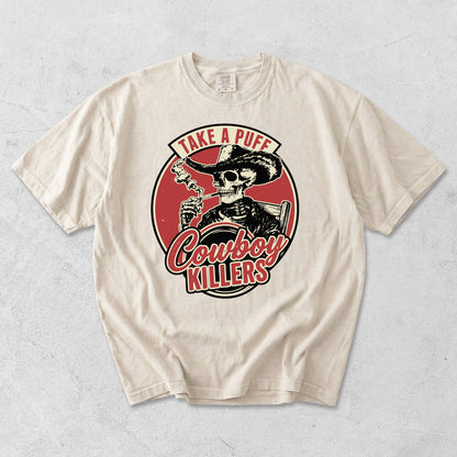 Cowboy Killers Vintage Skull T-Shirt