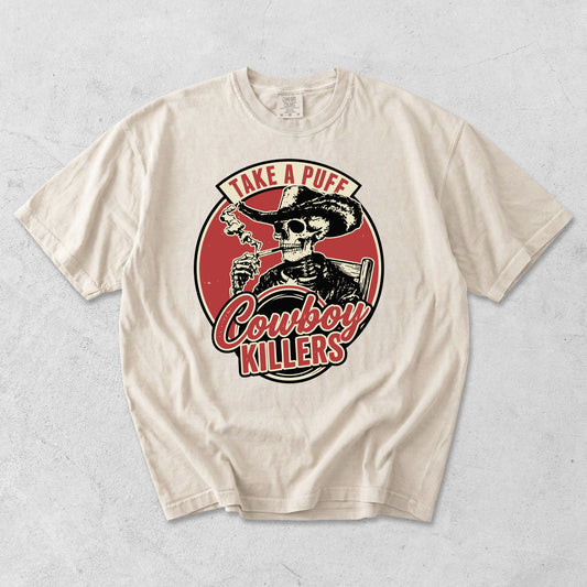 Cowboy Killers Vintage Skull T-Shirt