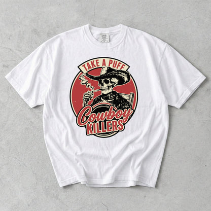 Cowboy Killers Vintage Skull T-Shirt