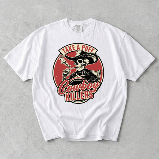 Cowboy Killers Vintage Skull T-Shirt
