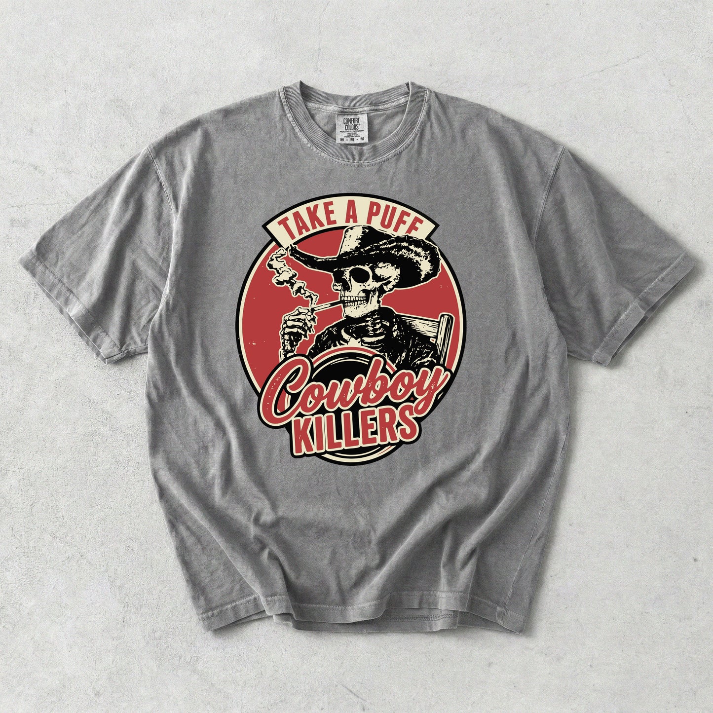 Cowboy Killers Vintage Skull T-Shirt