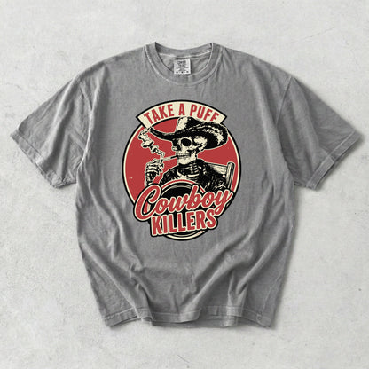 Cowboy Killers Vintage Skull T-Shirt